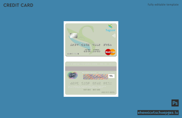 Beispielvorschau der Jamaica Sagicor Bank Mastercard